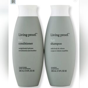 Living Proof FULL Shampoo & Conditioner Duo - 8 oz each - NEW